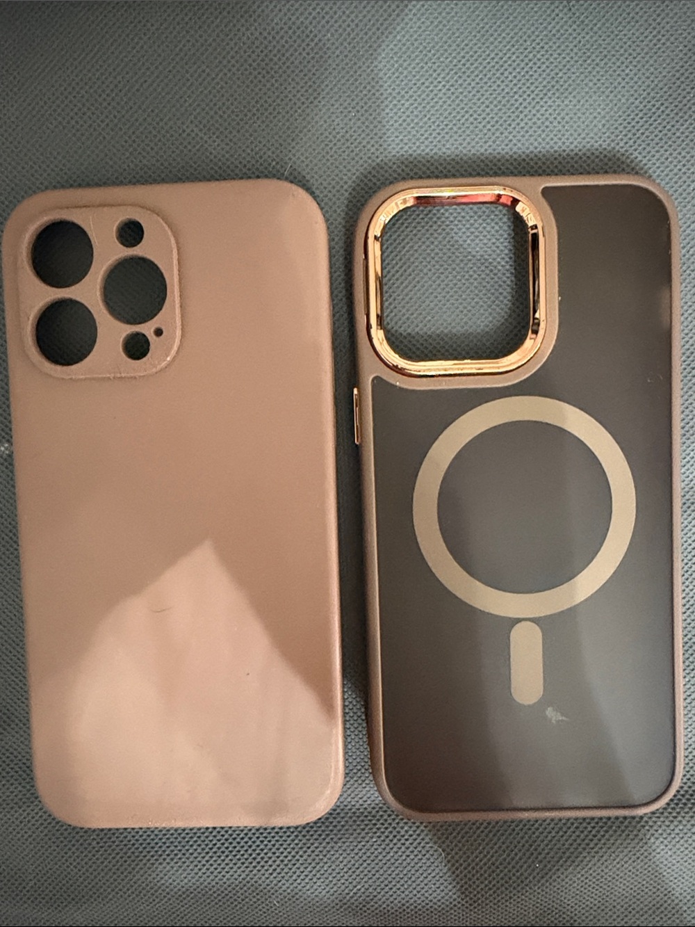 Brown & Translucent Cell phone case’s for IPhone 14 - set of 2
